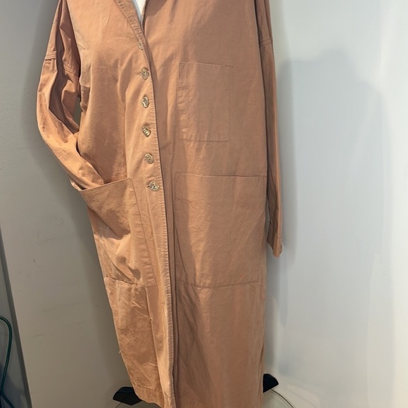 Kernel Cosmos Sz S (6-8) Cotton Modern Trench Jacket Coat - Picture 3 of 11